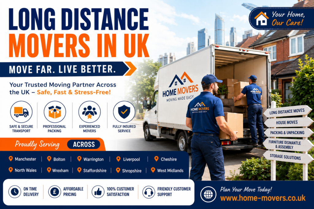 Long Distance Movers in UK: The Smartest Way to Relocate Without Stress