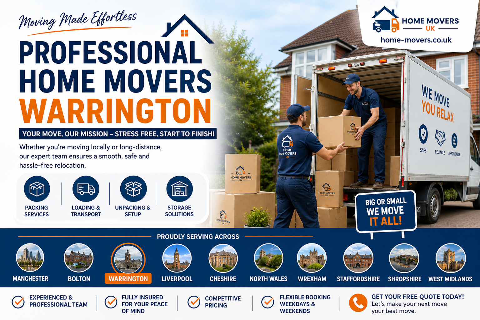 Discover the Power of Professional Home Movers in Warrington
